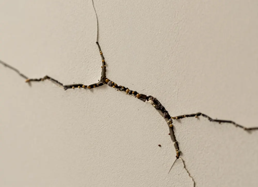Feuchtigkeitsmessung an einer Wand als Ursachensuche